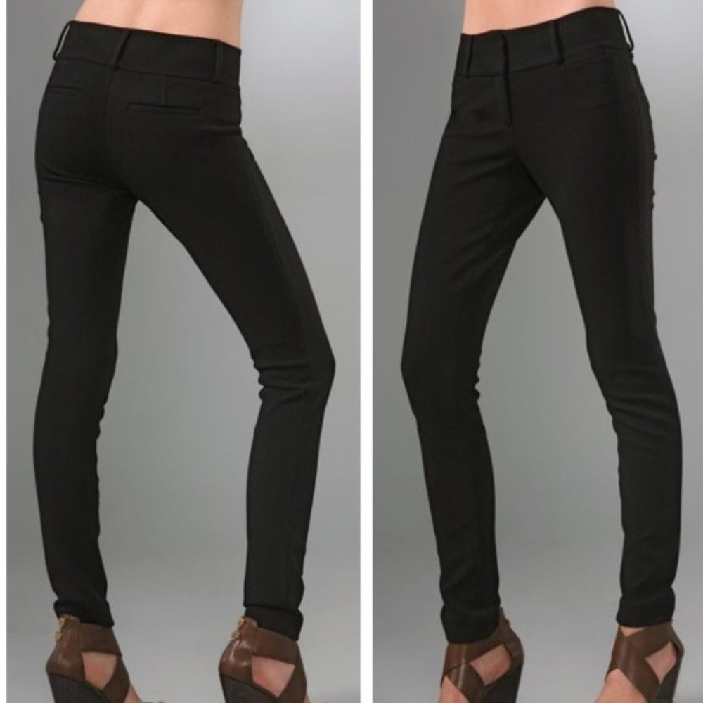 Black Diane von Furstenberg skinny pants in size 14
